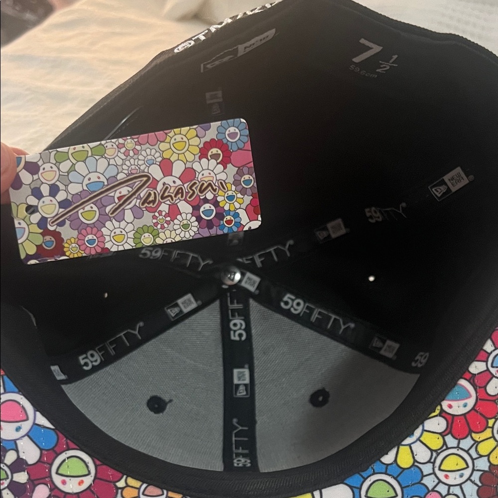 New Era x Takashi Murakami Flower Allover 59Fifty Fitted Hat - Picture 3 of 6
